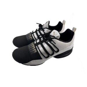 Puma Axelion LS Men’s Size 12 Black White Training Running Shoes 195471-01